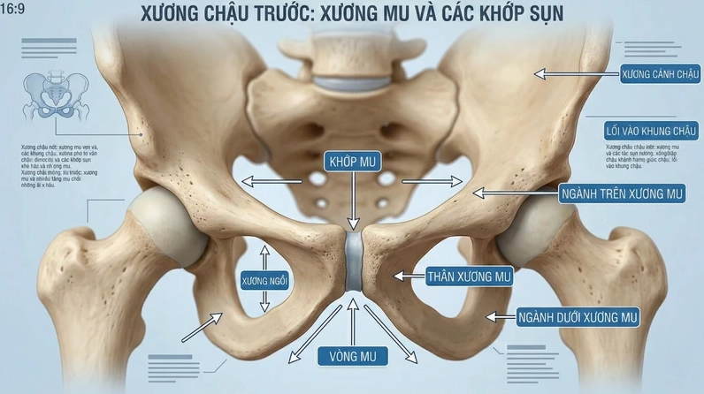Vai trò của xương mu đối với sức khỏe