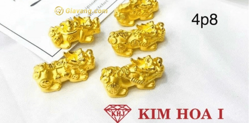 Vàng trang sức tại cửa hàng Kim Hoa