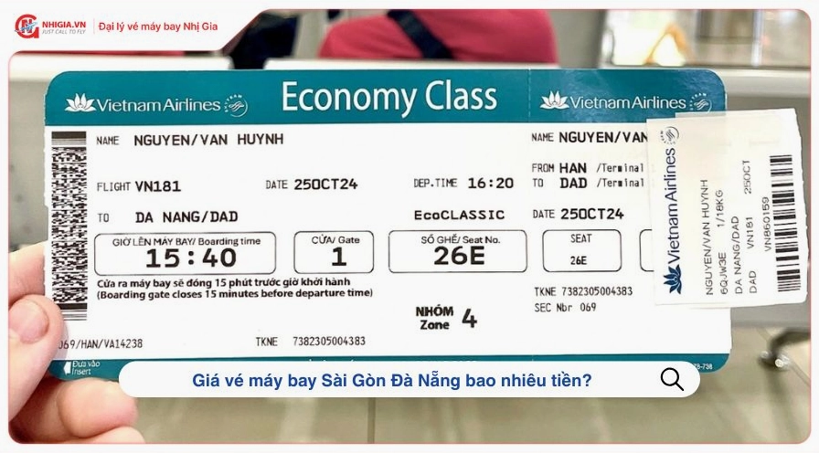 Vé máy bay Sài Gòn Đà Nẵng giá rẻ