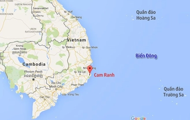Vịnh Cam Ranh nhìn từ trên cao