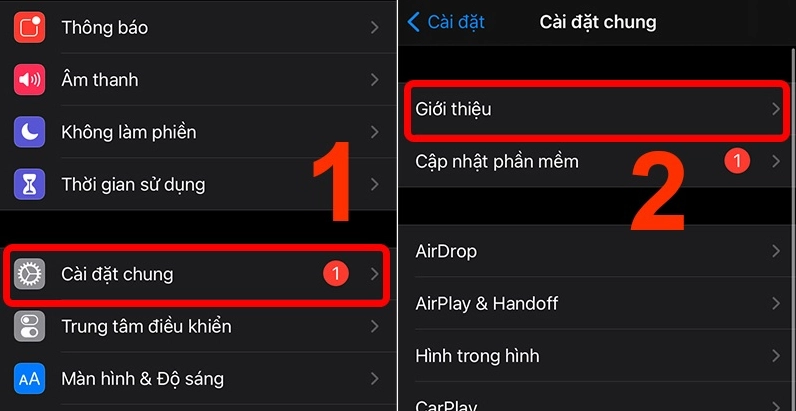Xem dung lượng iPhone tổng quan