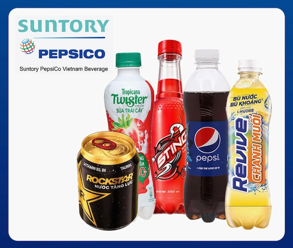 Đa dạng các loại nước của Pepsi