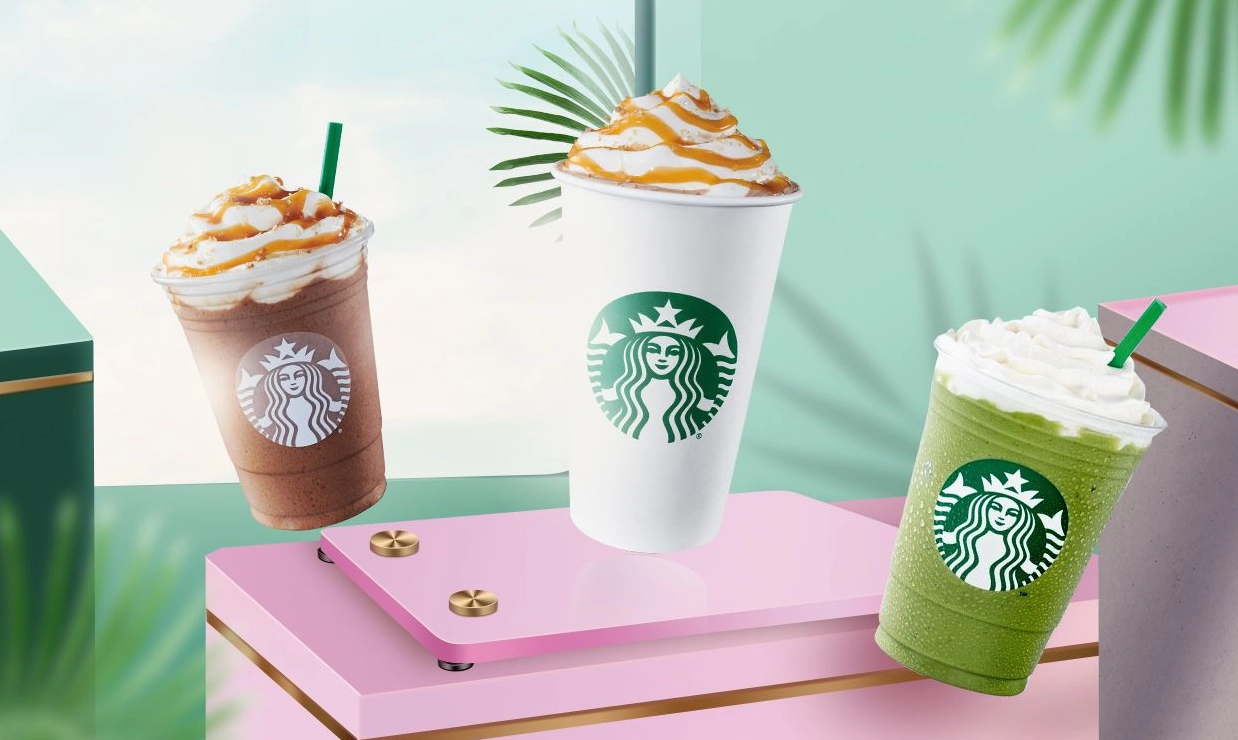 Đa dạng các loại đồ uống tại Starbucks