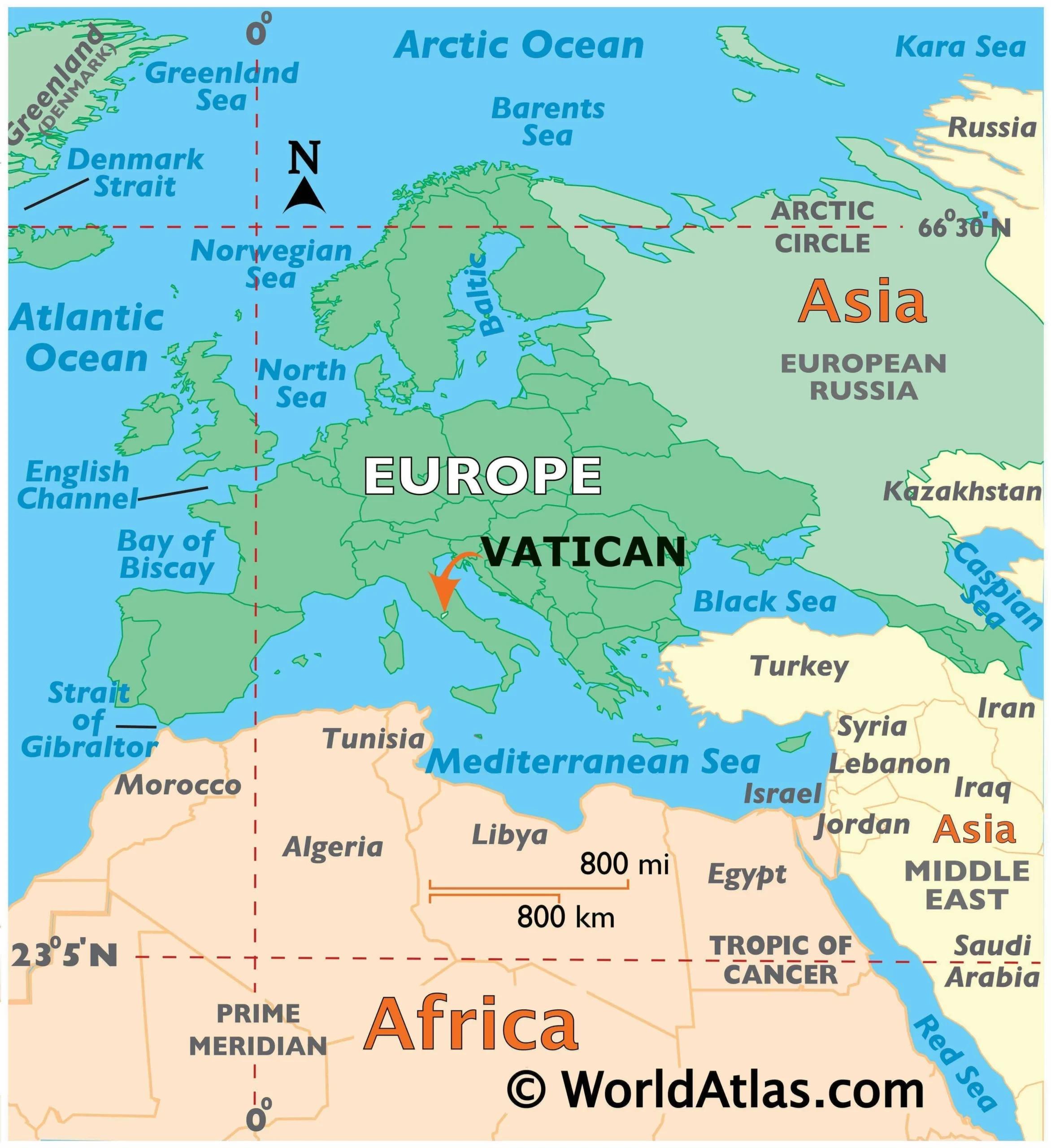 Bản đồ chi tiết Thành phố Vatican