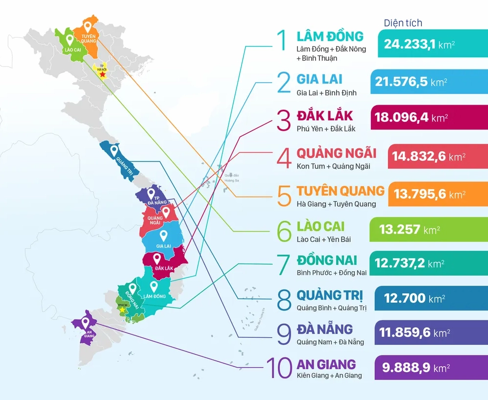 Bản đồ hành chính Việt Nam thể hiện các vùng kinh tế, nhấn mạnh vùng Trung du và miền núi phía Bắc