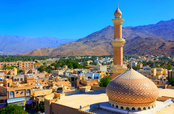 Bản đồ vị trí địa lý của Oman