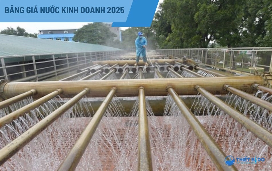 Bảng giá nước áp dụng cho các hoạt động kinh doanh