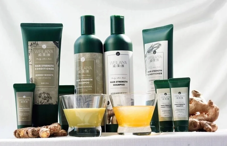 Bao bì sản phẩm dầu gội Weilaiya