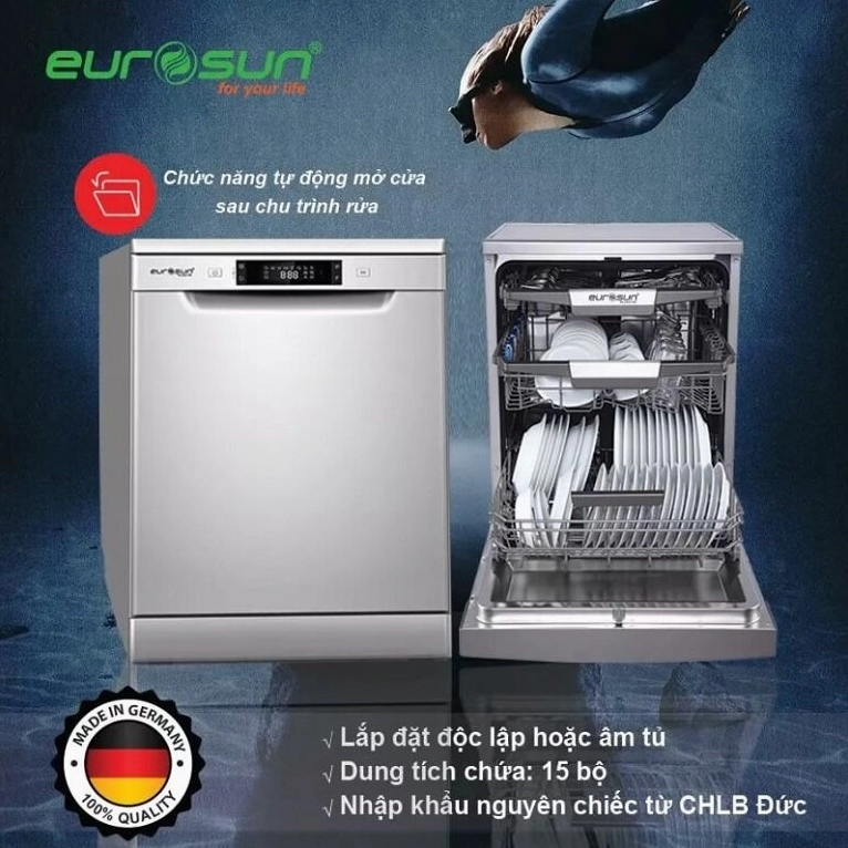 Bếp từ Eurosun với thiết kế hiện đại