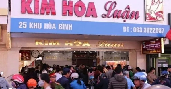 Biểu đồ giá vàng Kim Hòa Luận hôm nay