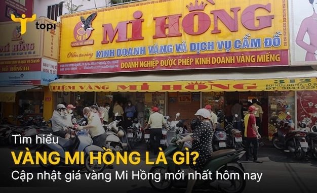 Biểu đồ giá vàng MiHong biến động