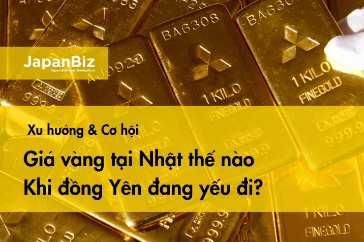 Biểu đồ giá vàng Nhật Bản