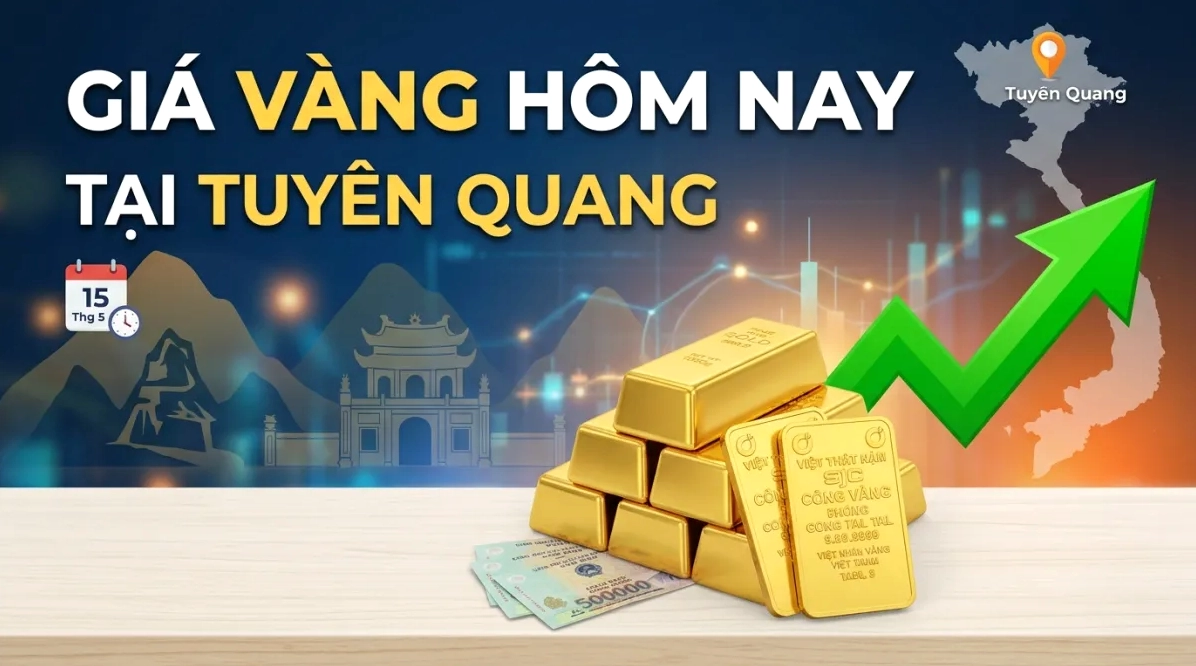 Biểu đồ so sánh giá vàng tại Tuyên Quang
