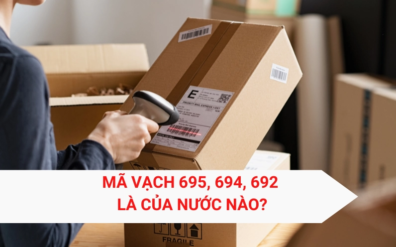 Biểu đồ thể hiện quy trình quét mã vạch