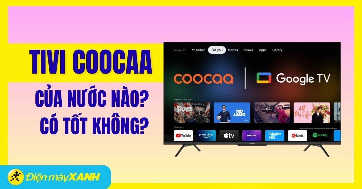 Cận cảnh màn hình tivi Coocaa