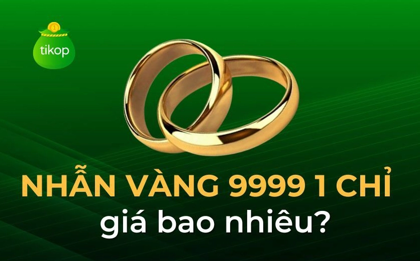 Cận cảnh nhẫn vàng 9999 1 chỉ