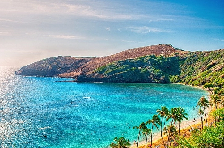 Cảnh biển tuyệt đẹp ở Hawaii