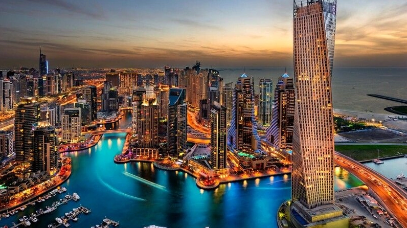 Cảnh quan hiện đại của Dubai