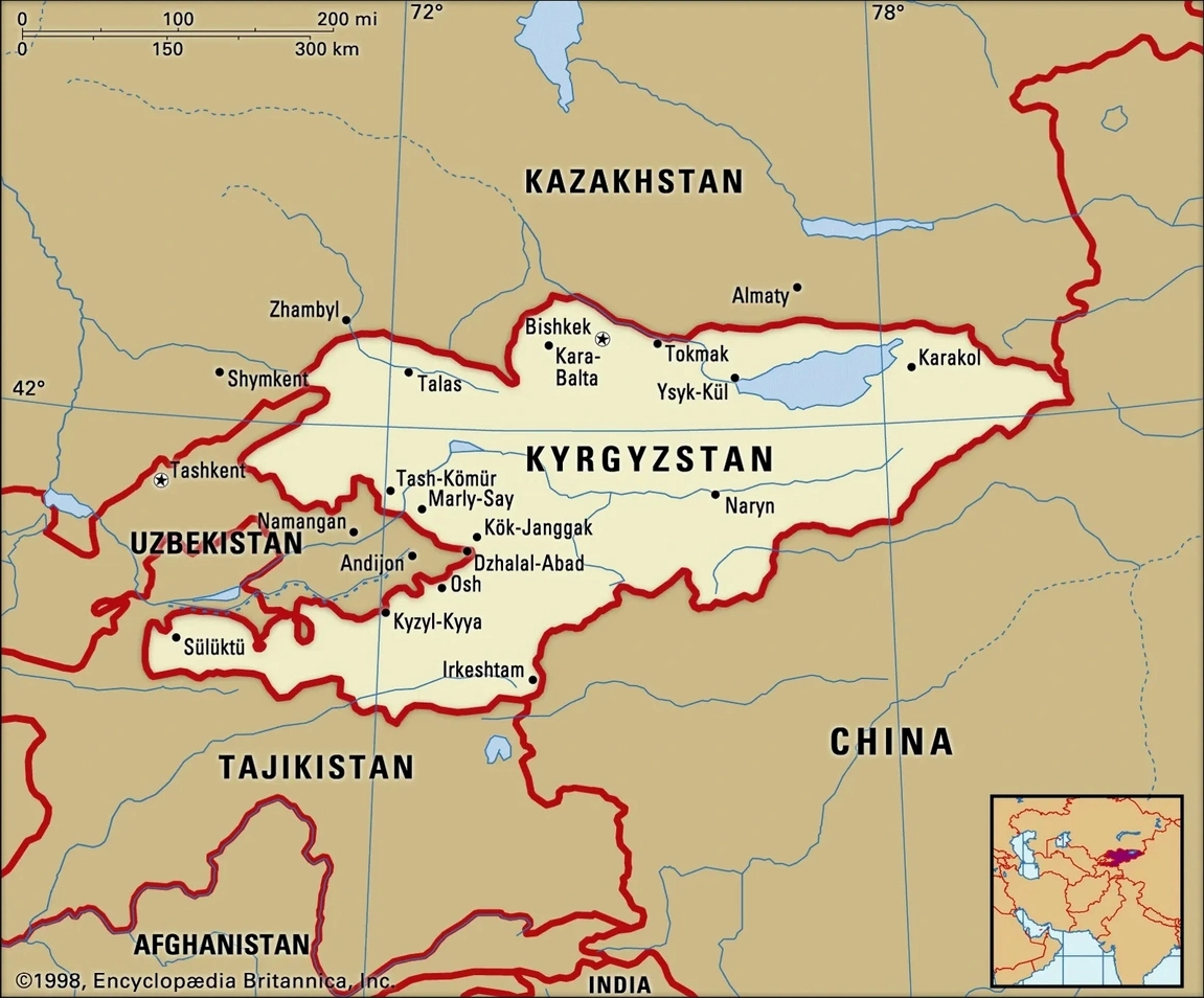 Cảnh quan núi non hùng vĩ của Kyrgyzstan