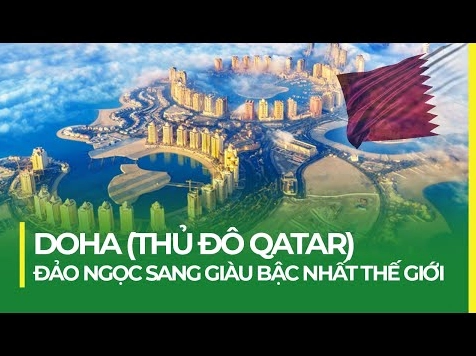 Cảnh quan thành phố Doha hiện đại