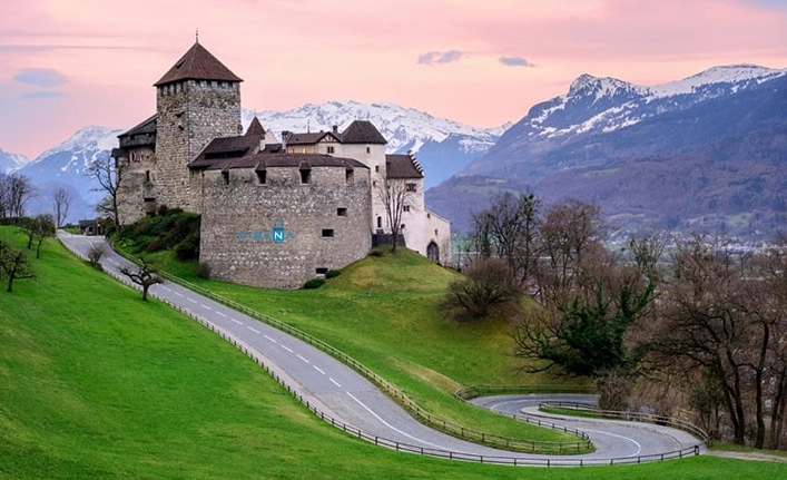 Cảnh quan thành phố Vaduz, Liechtenstein