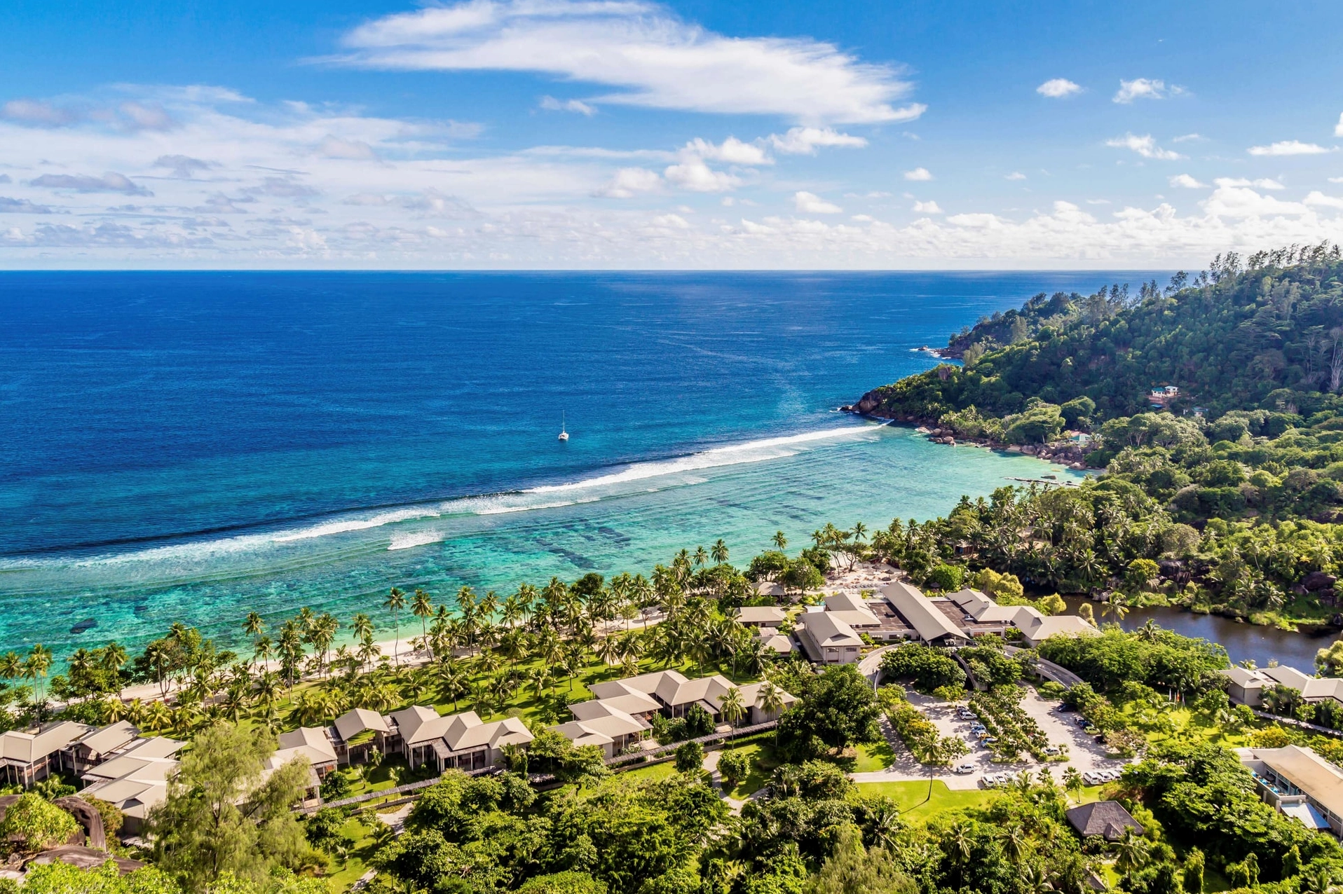 Cảnh quan thiên nhiên hùng vĩ ở Seychelles
