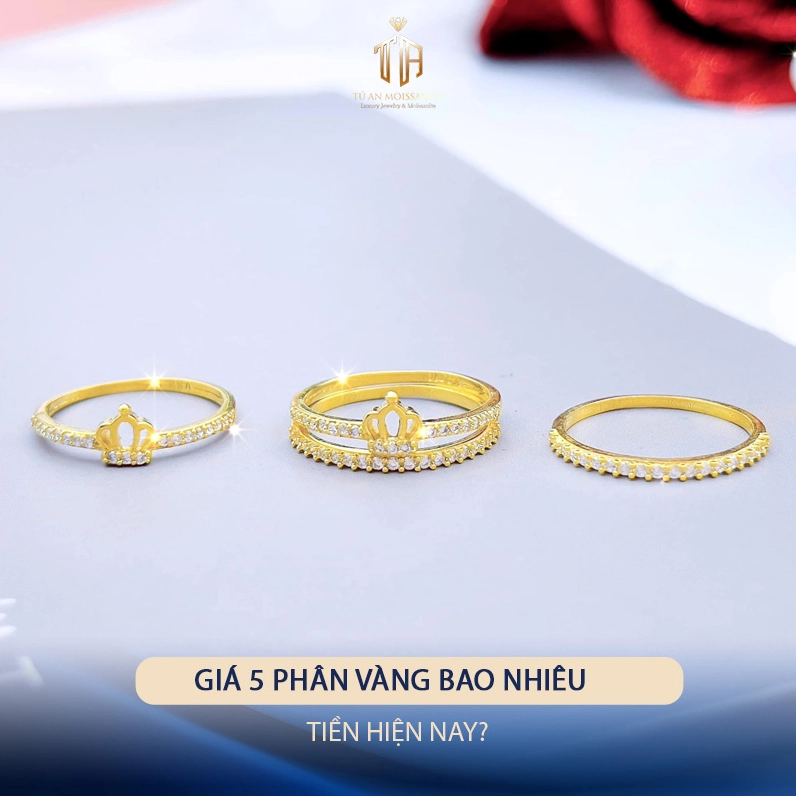 Giá 5 phân vàng và sự liên quan đến 3 phân vàng