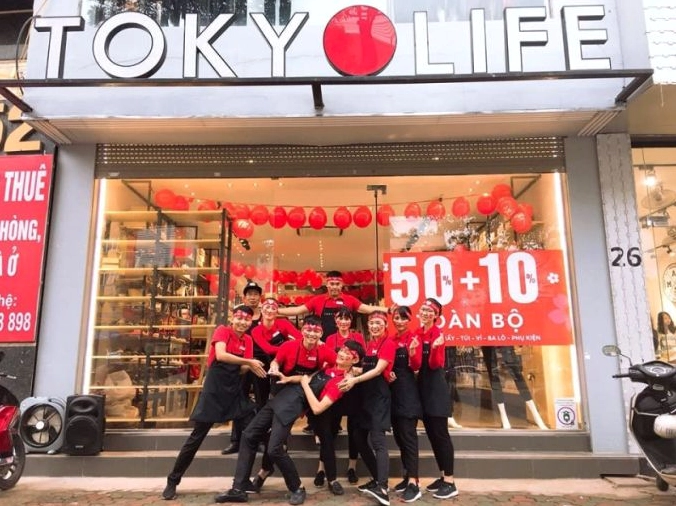 Gian hàng TokyoLife trưng bày nhiều sản phẩm đa dạng