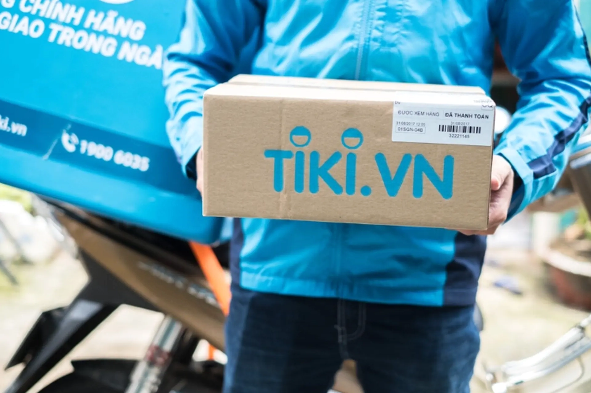 Giao diện Tiki