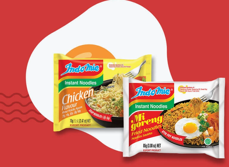 Hình ảnh bao bì mì Indomie