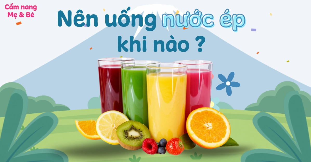 Hình ảnh minh họa các loại nước ép trái cây và rau củ