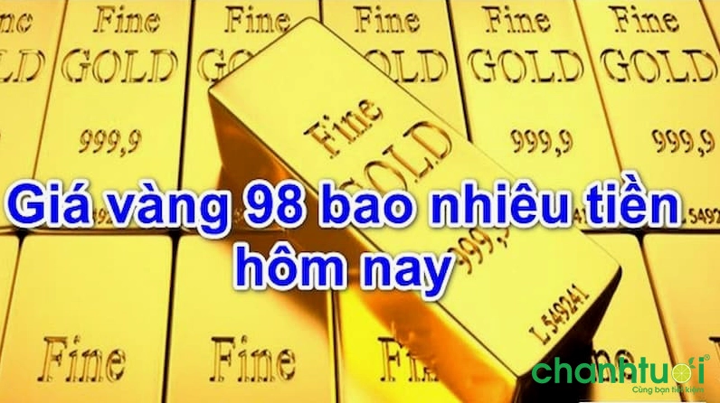 Hình ảnh trang sức vàng 98 sang trọng