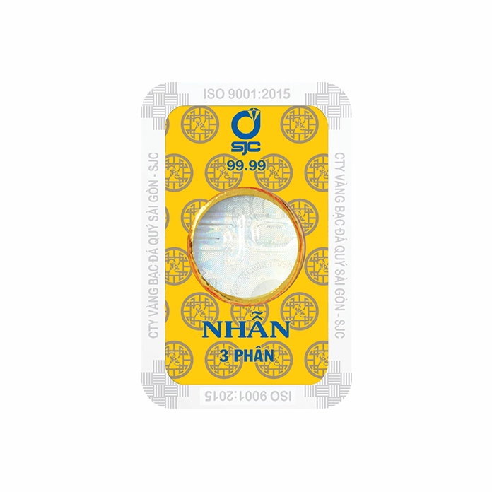 Hình ảnh vàng 3 phân SJC