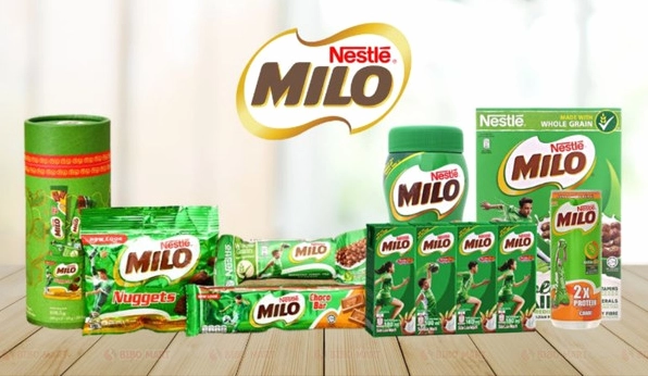 Hộp sữa Milo dành cho trẻ em