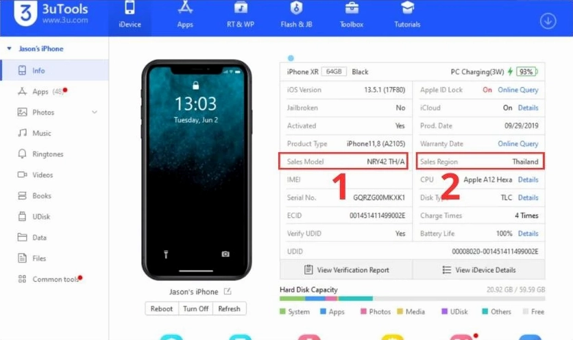 iPhone mã JA là của nước nào?