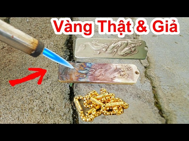 Kiểm tra vàng bằng các phương pháp khác nhau