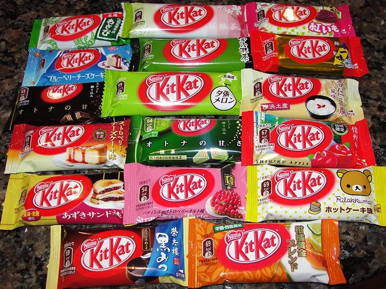 KitKat với nhiều hương vị độc đáo