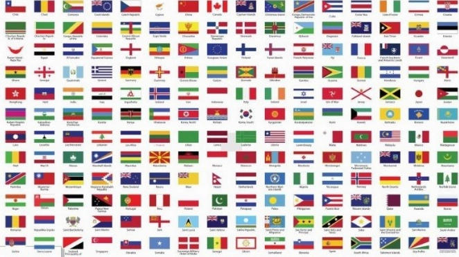 Lá cờ Indonesia với hai dải màu đỏ và trắng