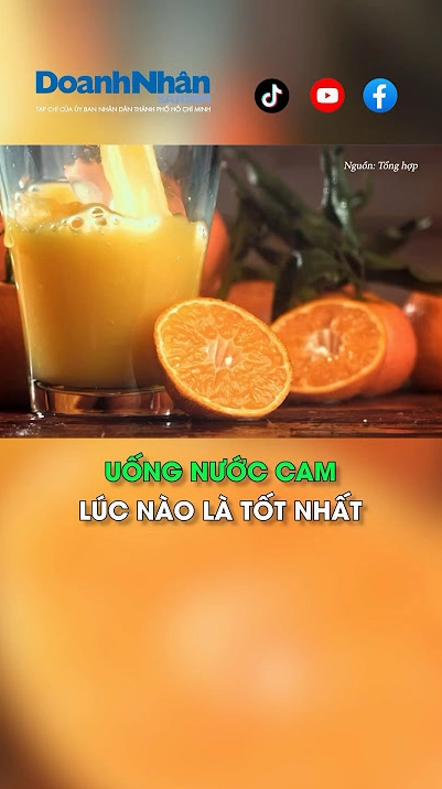 Ly nước cam đầy đủ vitamin C