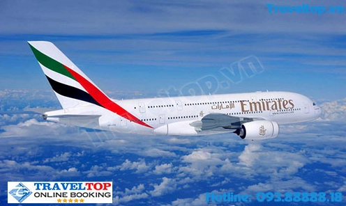 Máy bay Emirates sang trọng