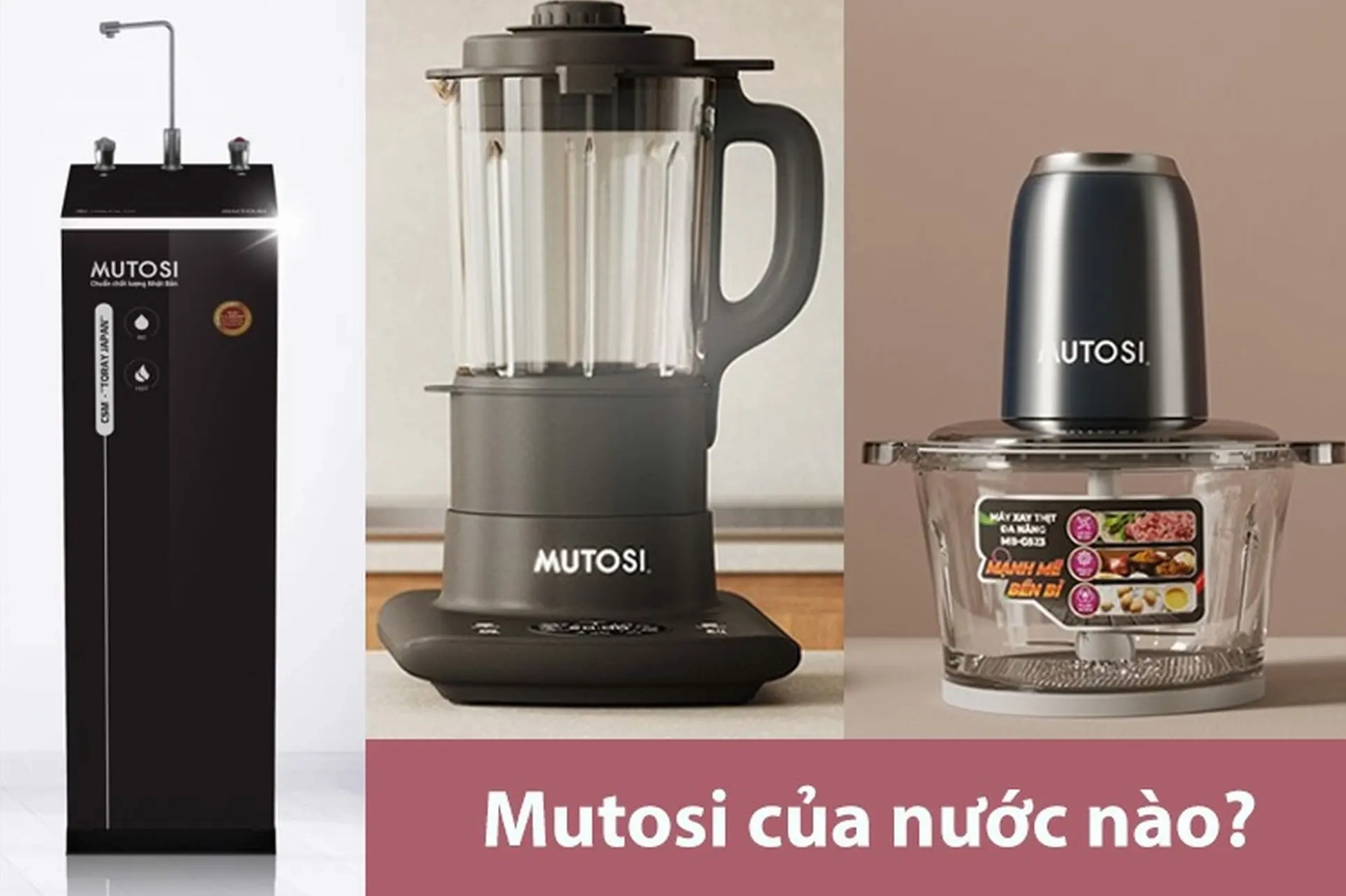 Máy lọc nước Mutosi gia đình
