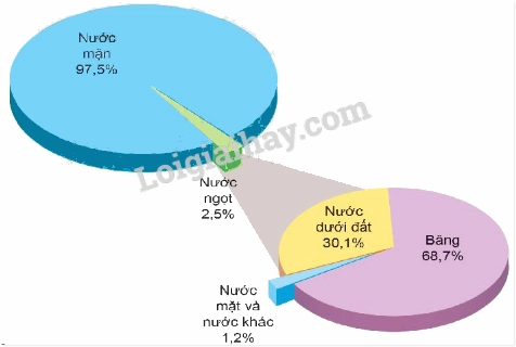 Minh họa vòng tuần hoàn nước