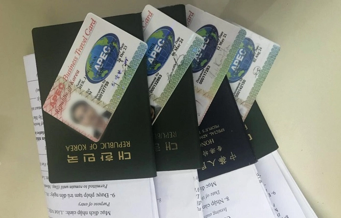 Người sử dụng thẻ APEC tại sân bay