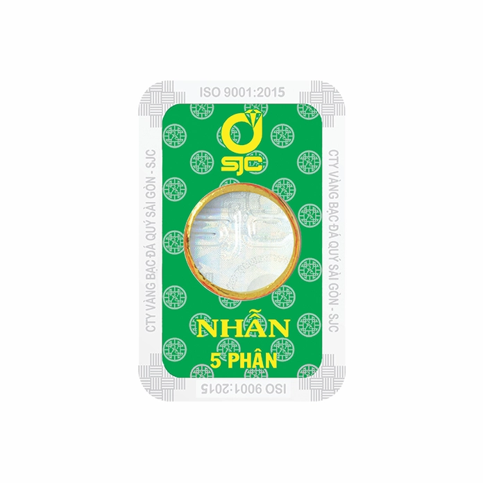 Nhẫn vàng 5 phân SJC
