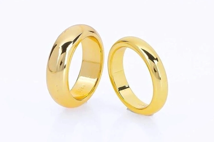Nhẫn vàng 9999 kiểu dáng nam tính