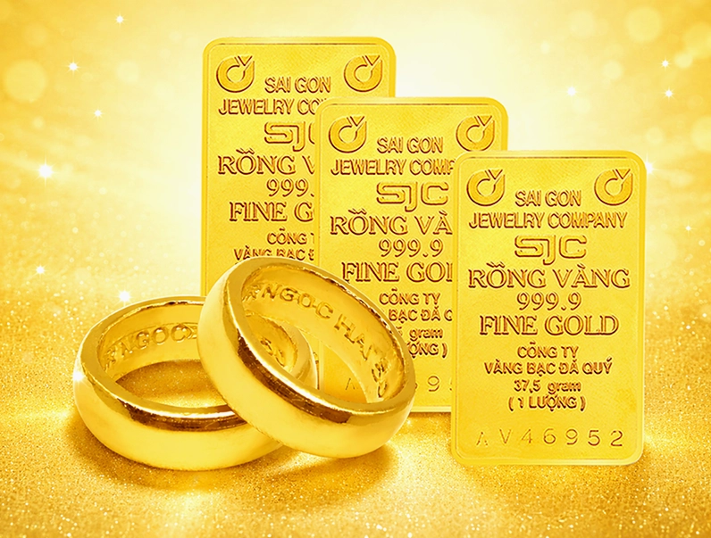 Nhẫn vàng tròn tinh xảo