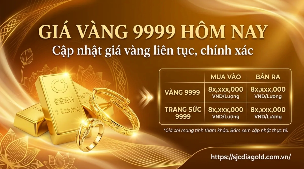 Đồ trang sức vàng 9999