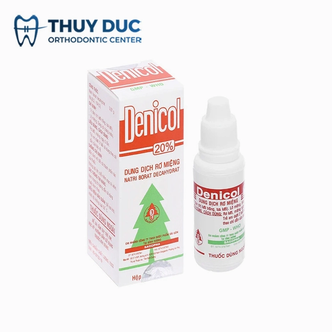 Ống nước muối sinh lý Denicol