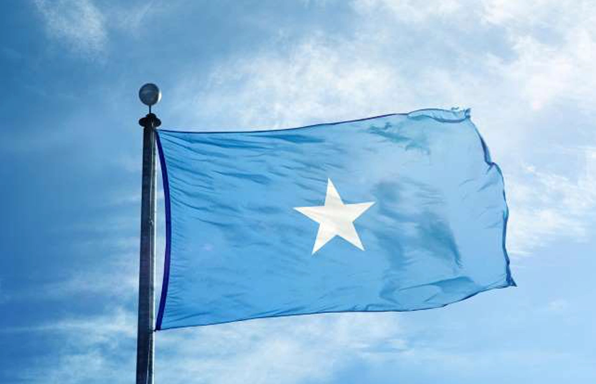 Quốc kỳ Somalia với ngôi sao trắng