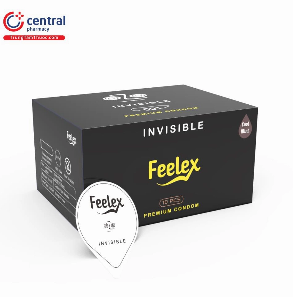 Sản phẩm bao cao su Feelex Invisible